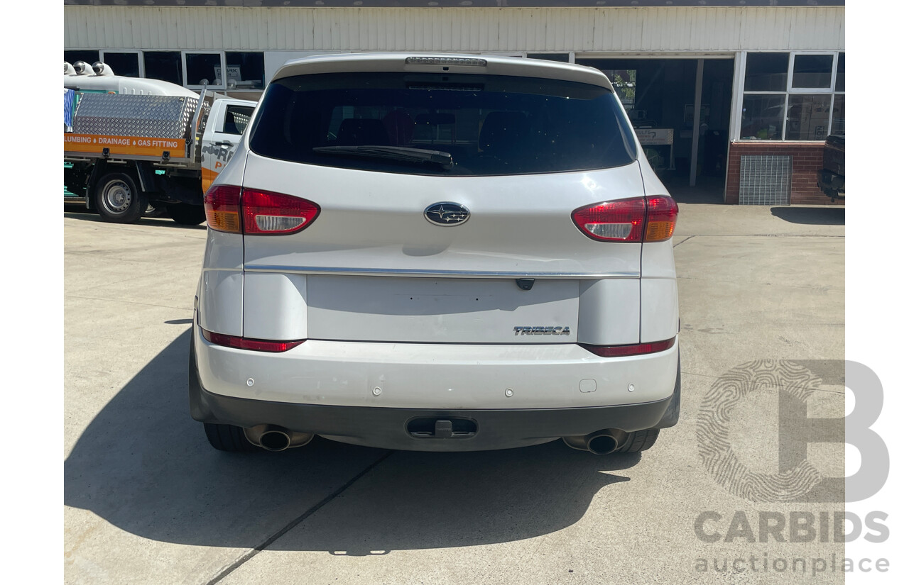 3/2007 Subaru Tribeca 3.0R Premium (7 Seat) MY07 4d Wagon White 3.0L