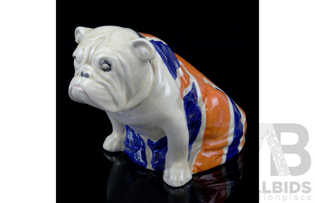 Royal Doulton British Bulldog Porcelain Figure, RN 645658