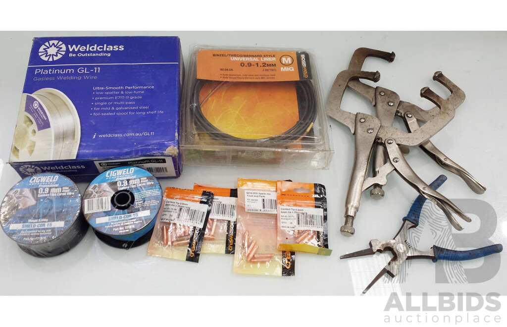 Ryobi Decastar 100e MIG Welder and Accessories