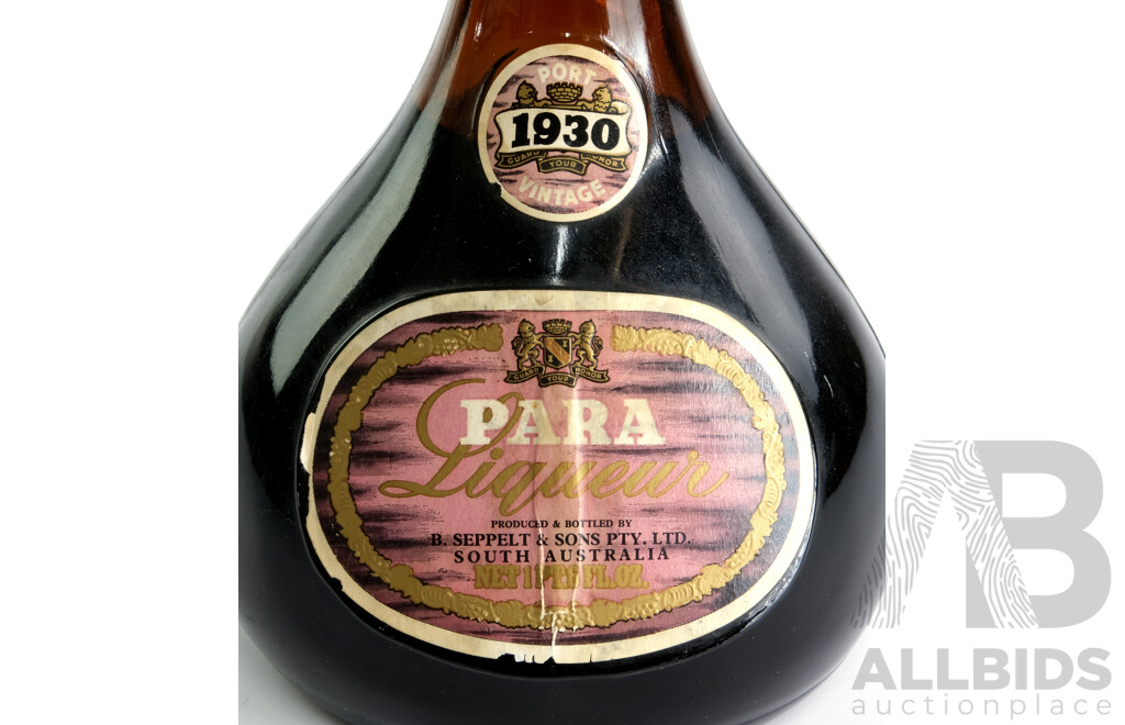 Seppelt & Sons Para Liqueur Port 1930 Vintage, 750ml Bottle