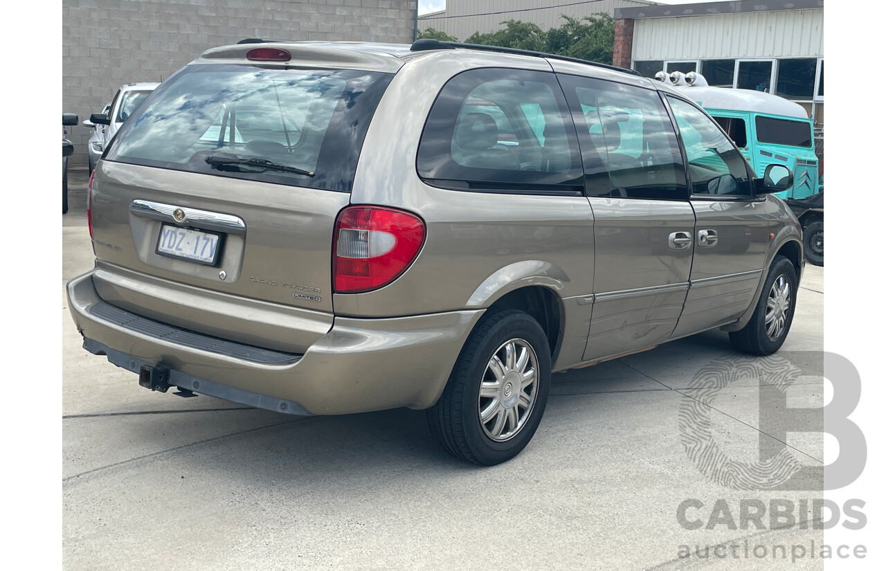 6/2005 Chrysler Grand Voyager Limited RG 05 UPGRADE 4d Wagon Tan 3.3L