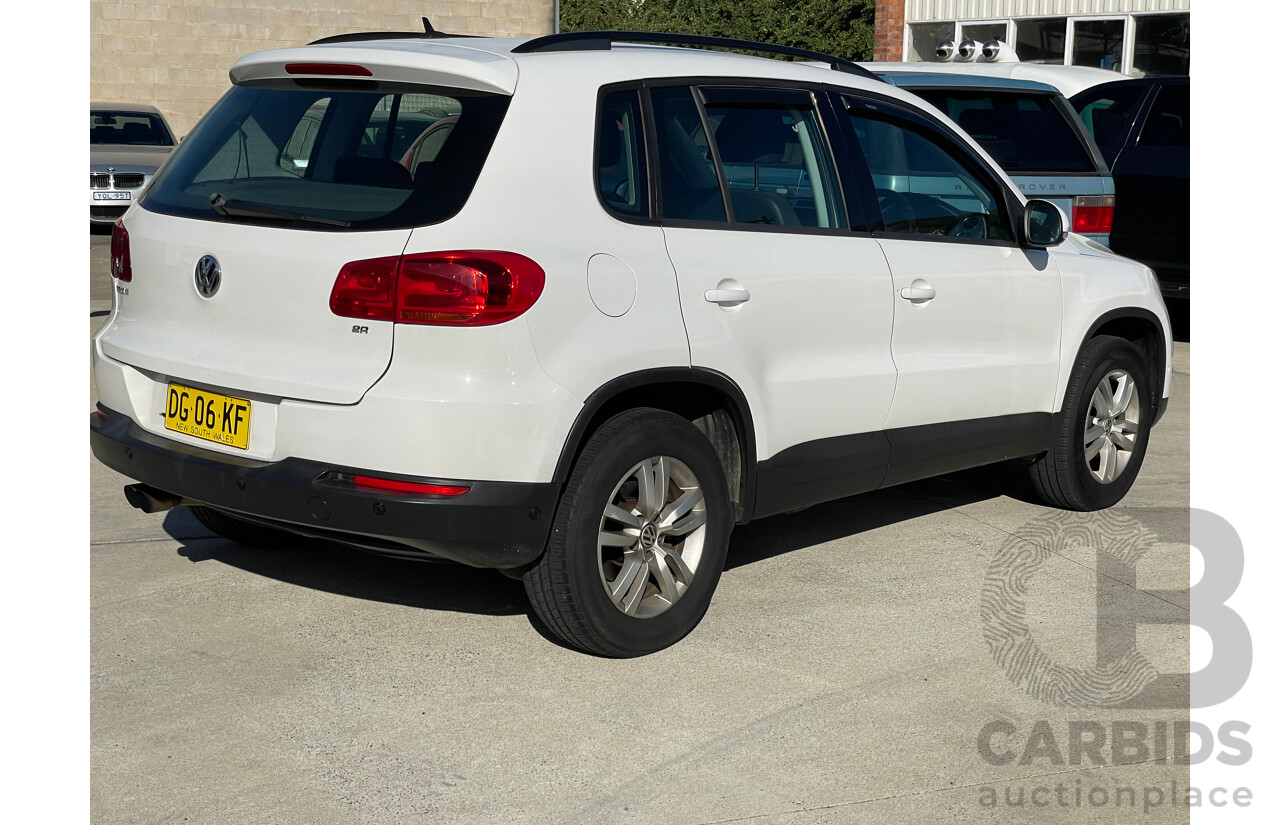 4/2012 Volkswagen Tiguan 132 TSI (4x4) 5NC MY12 4d Wagon White 2.0L