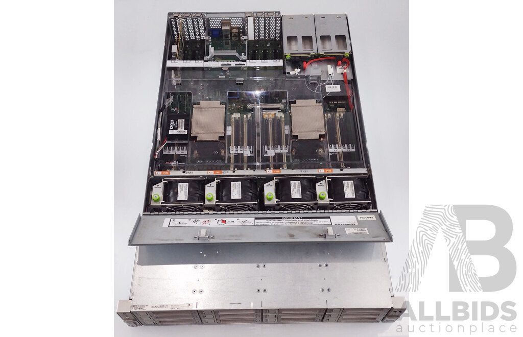 Sun Oracle X6-2L Dual Intel Xeon (E5-2699 v4) 2.2GHz-3.6GHz 22-Core CPU 2RU Server w/ 128GB EEC DDR4 2400MHz