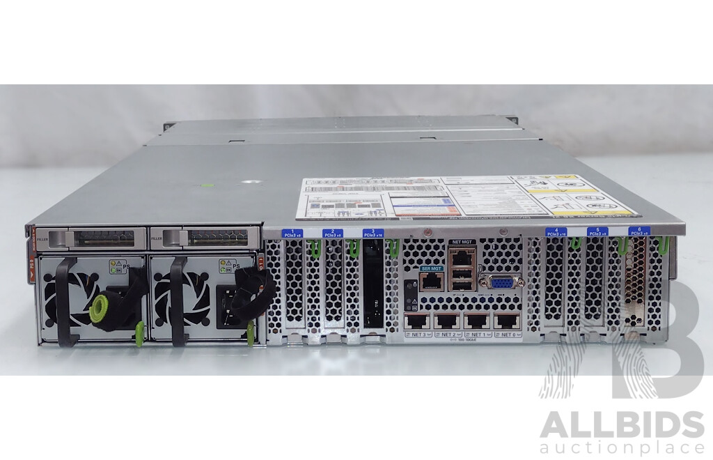 Sun Oracle X6-2L Dual Intel Xeon (E5-2699 v4) 2.2GHz-3.6GHz 22-Core CPU 2RU Server w/ 256GB DDR4 2400MHz