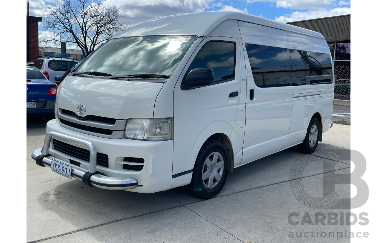 2008 toyota hiace hot sale commuter