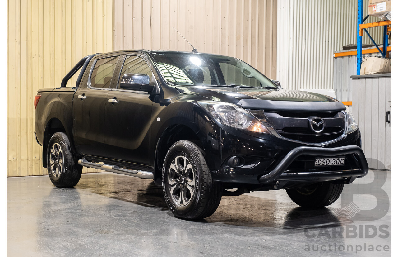 1/2017 Mazda BT-50 XTR (4x2) MY17 Dual Cab High Ride Utility Black 3.2L Turbo Diesel