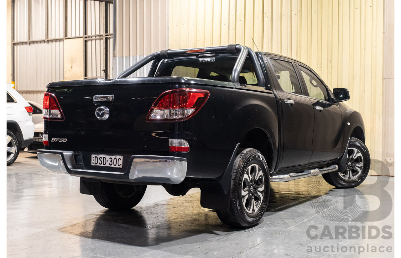 1/2017 Mazda BT-50 XTR (4x2) MY17 Dual Cab High Ride Utility Black 3.2L Turbo Diesel