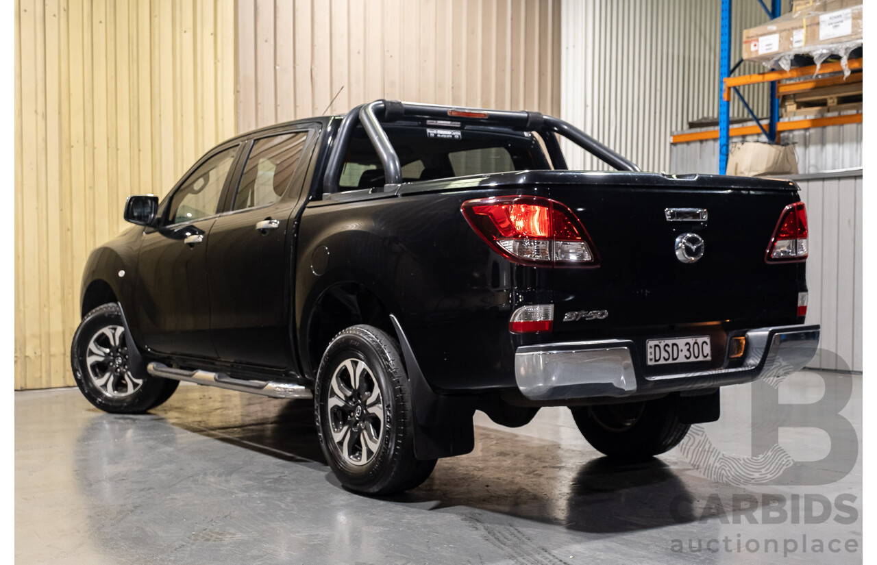 1/2017 Mazda BT-50 XTR (4x2) MY17 Dual Cab High Ride Utility Black 3.2L Turbo Diesel