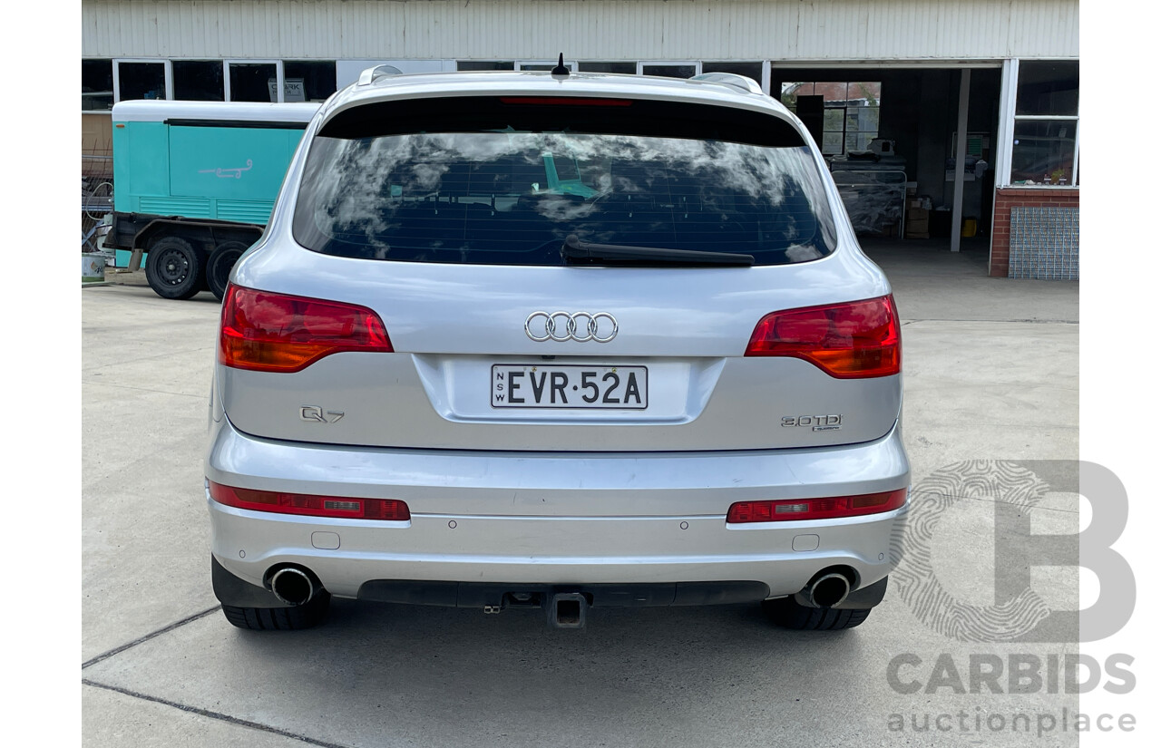 5/2007 Audi Q7 3.0 TDI Quattro MY07 UPGRADE 4d Wagon Silver 3.0L