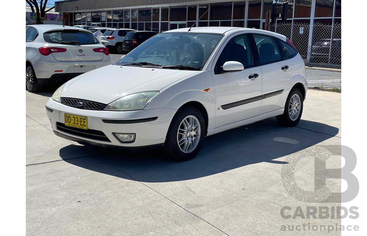 11/2003 Ford Focus LX LR 5d Hatchback White 1.8L