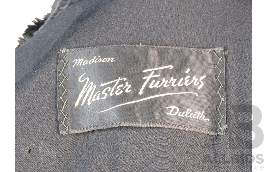 Vintage Fur Coat by Master Furriers, Madison Duluth, USA