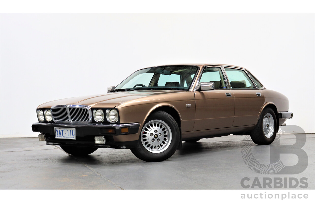 9/1988 Jaguar Sovereign XJ6 4d Sedan Brown 3.6L