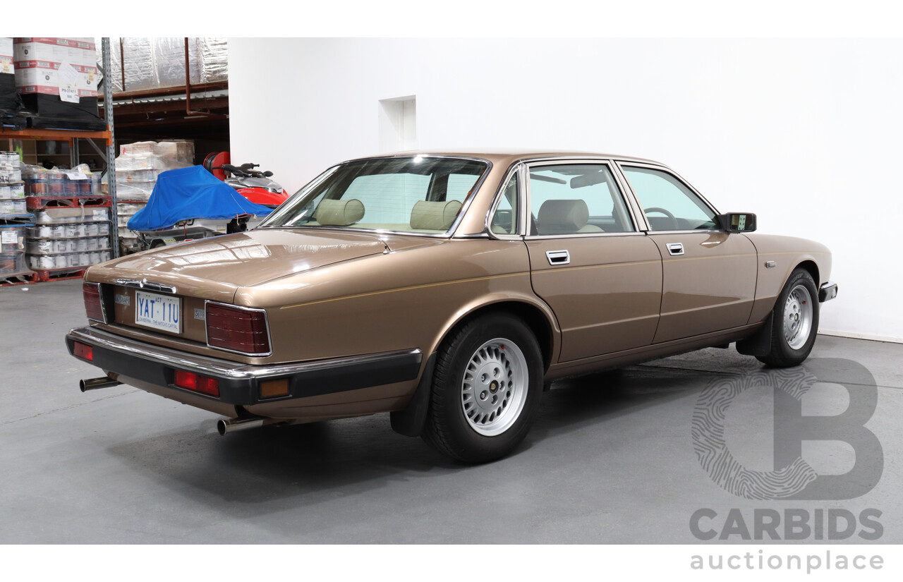 9/1988 Jaguar Sovereign XJ6 4d Sedan Brown 3.6L