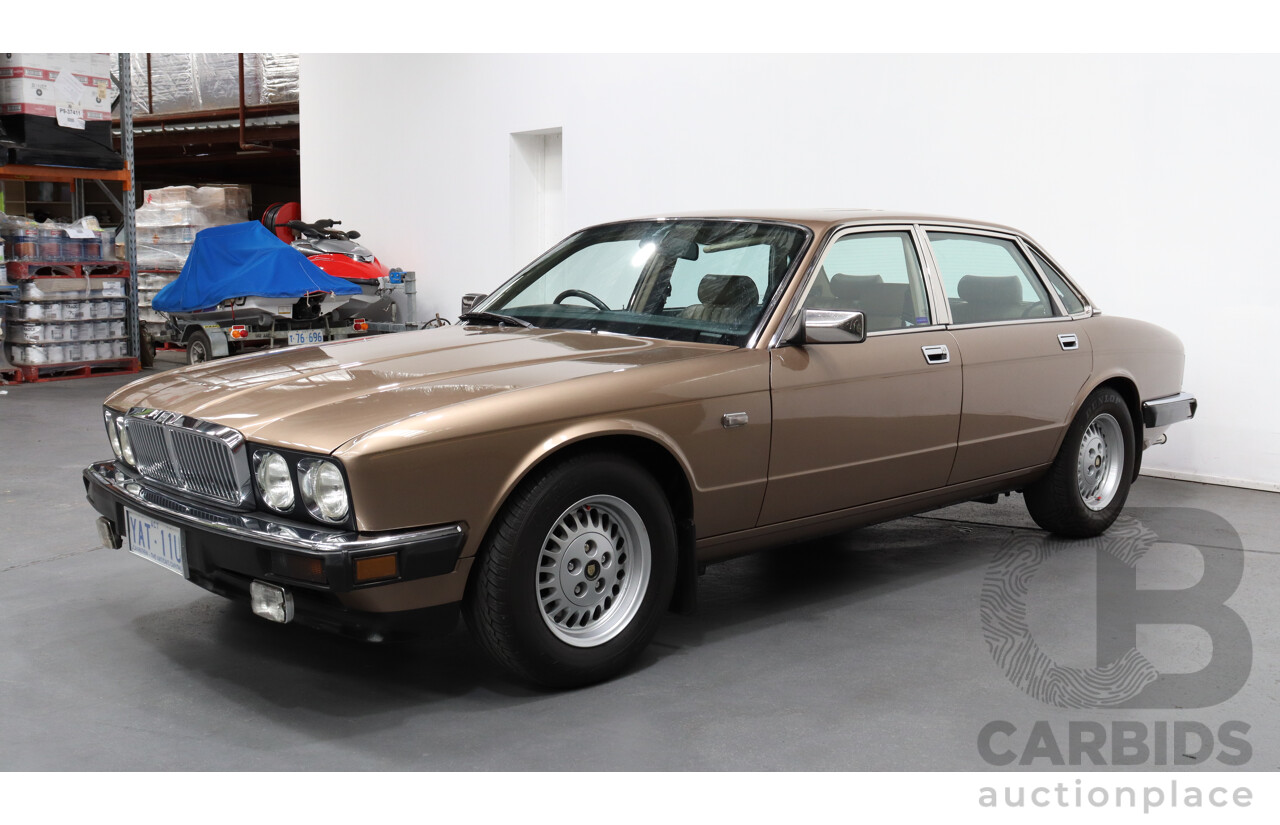 9/1988 Jaguar Sovereign XJ6 4d Sedan Brown 3.6L