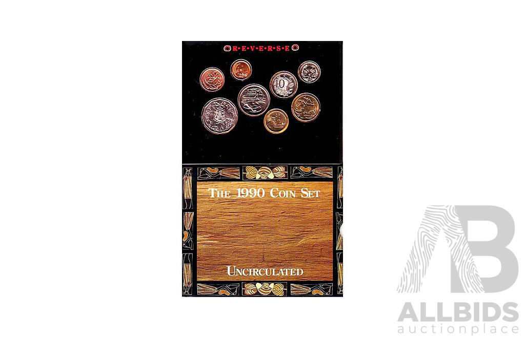 AUSTRALIA: Royal Australian Mint Uncirculated Set 1990