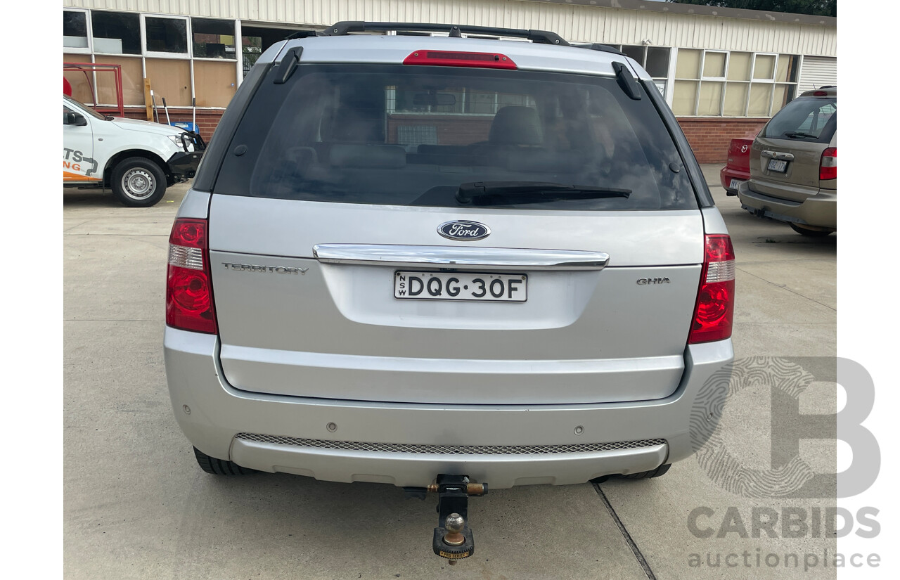 2/2007 Ford Territory GHIA (4x4) SY 4d Wagon Silver 4.0L