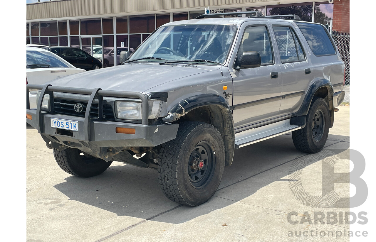 1/1994 Toyota 4 Runner V6 SR5 LTD (4x4)  4d Wagon Grey 3.0L