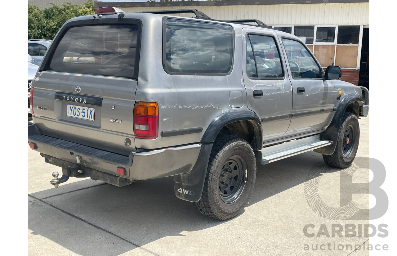 1/1994 Toyota 4 Runner V6 SR5 LTD (4x4)  4d Wagon Grey 3.0L