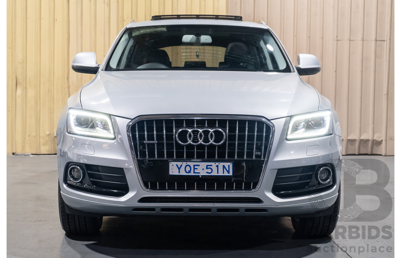 8/2013 Audi Q5 3.0 TDI Quattro 8R MY13 4d Wagon Silver 3.0L Turbo Diesel