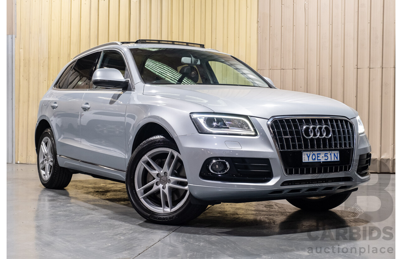 8/2013 Audi Q5 3.0 TDI Quattro 8R MY13 4d Wagon Silver 3.0L Turbo Diesel