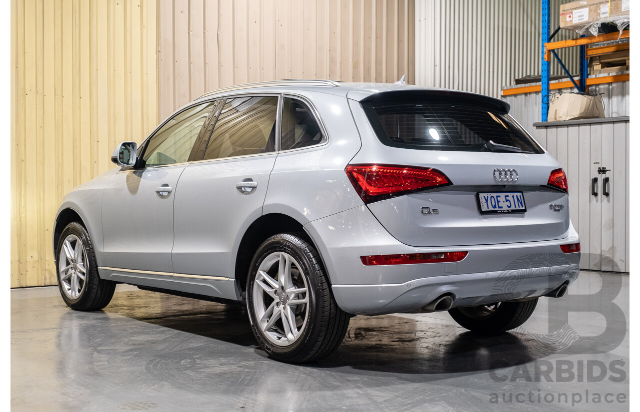 8/2013 Audi Q5 3.0 TDI Quattro 8R MY13 4d Wagon Silver 3.0L Turbo Diesel