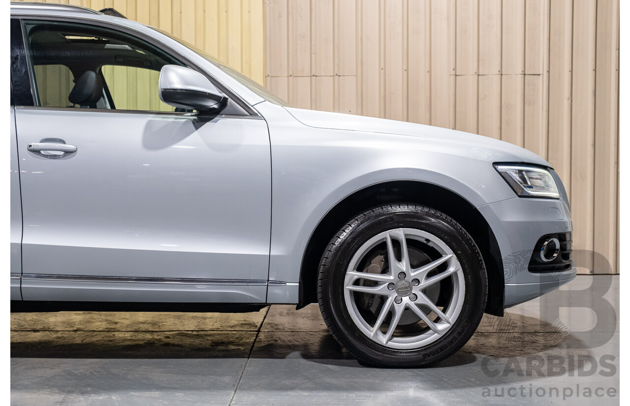 8/2013 Audi Q5 3.0 TDI Quattro 8R MY13 4d Wagon Silver 3.0L Turbo Diesel