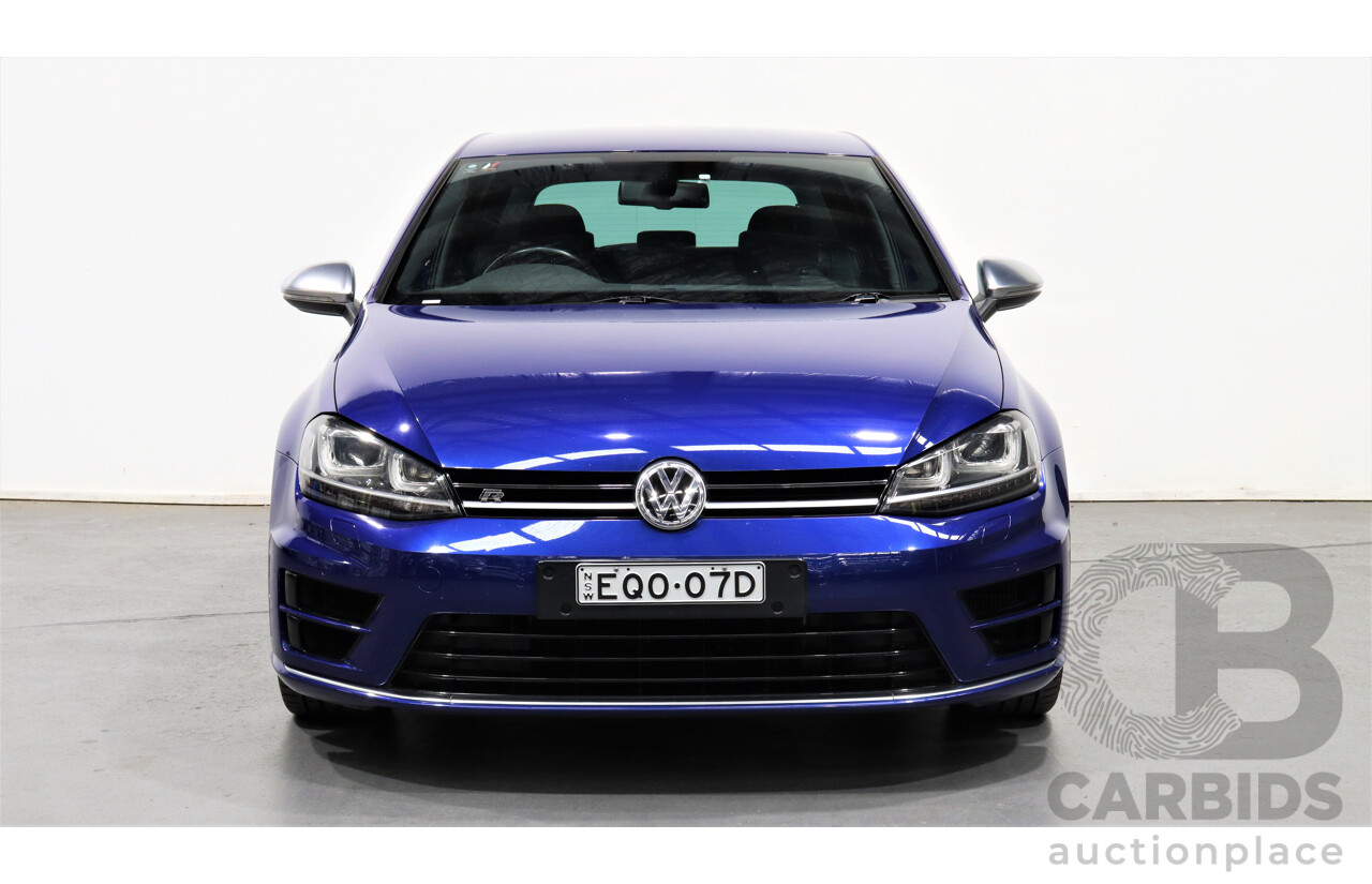 4/2015 Volkswagen Golf R AU MY15 5d Hatchback Blue 2.0L Turbo