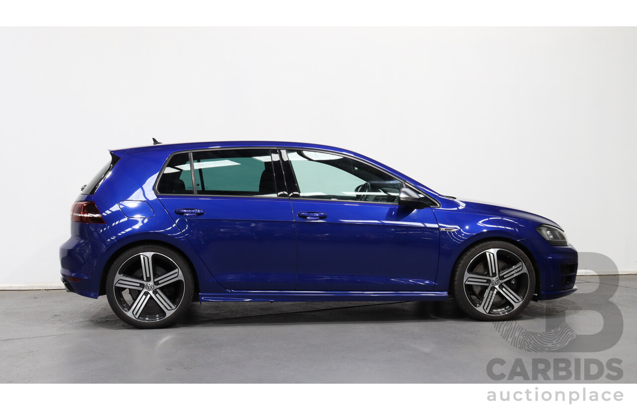 4/2015 Volkswagen Golf R AU MY15 5d Hatchback Blue 2.0L Turbo