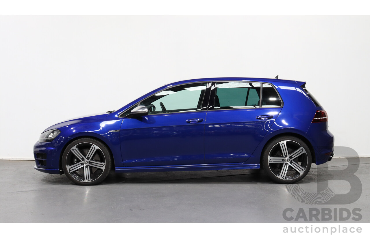 4/2015 Volkswagen Golf R AU MY15 5d Hatchback Blue 2.0L Turbo