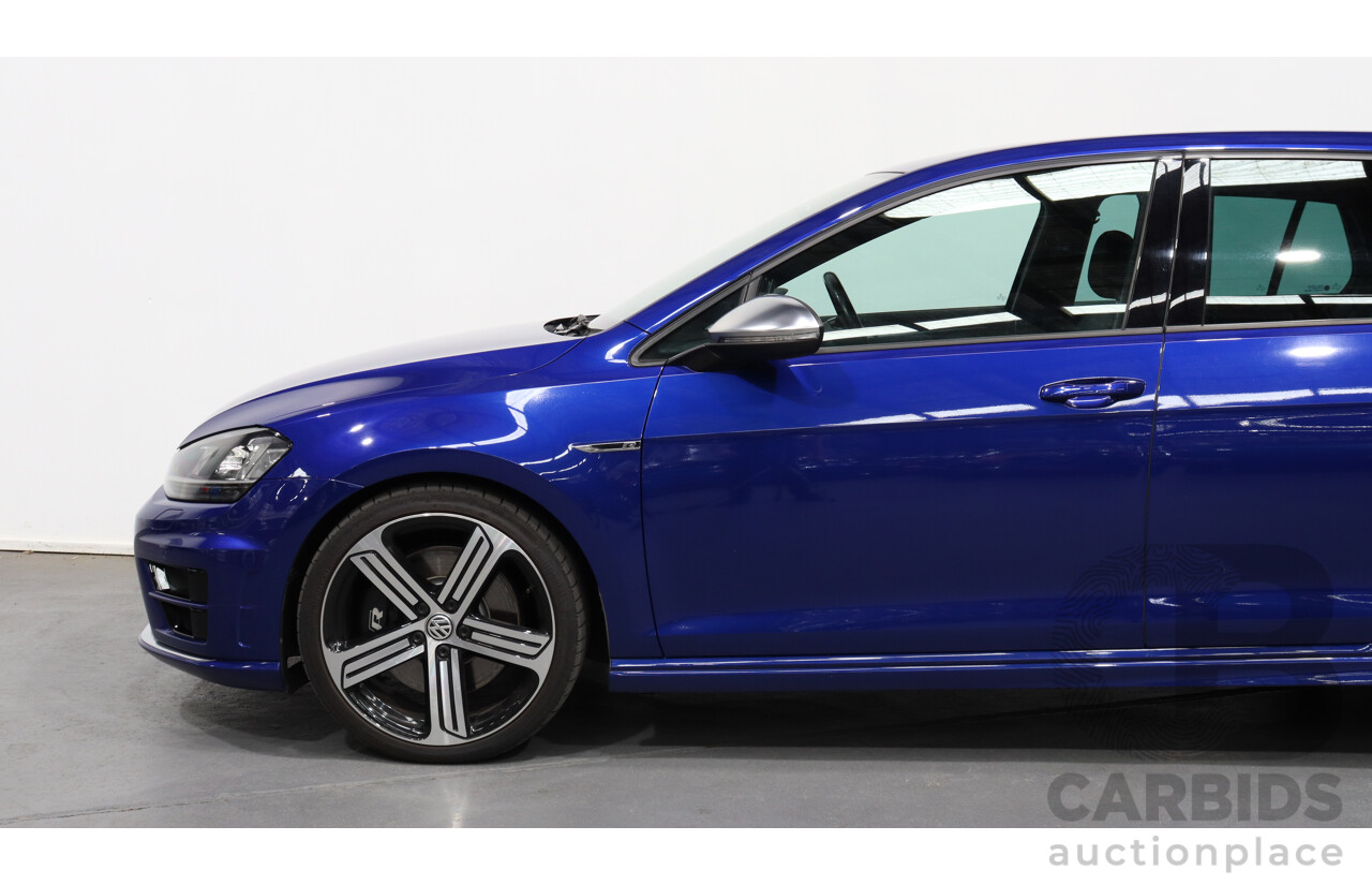 4/2015 Volkswagen Golf R AU MY15 5d Hatchback Blue 2.0L Turbo