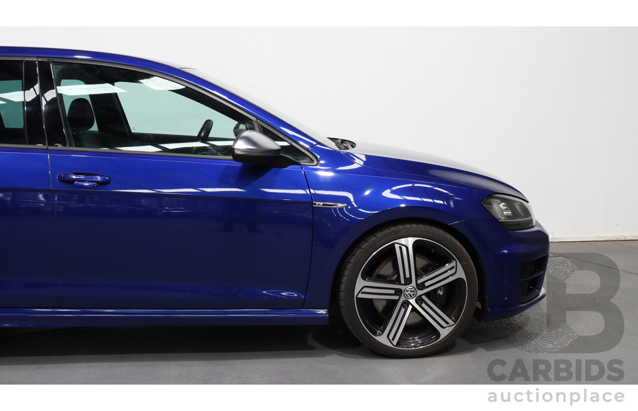 4/2015 Volkswagen Golf R AU MY15 5d Hatchback Blue 2.0L Turbo