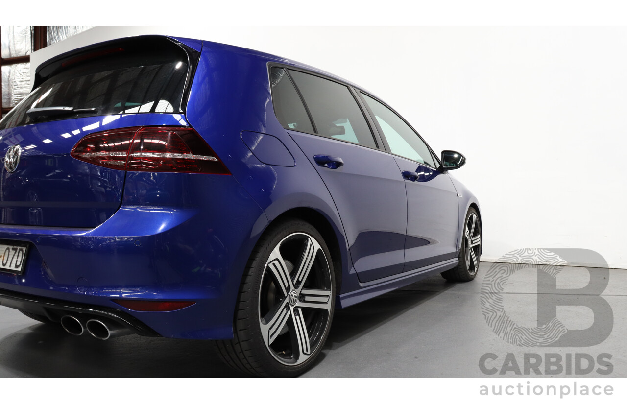 4/2015 Volkswagen Golf R AU MY15 5d Hatchback Blue 2.0L Turbo