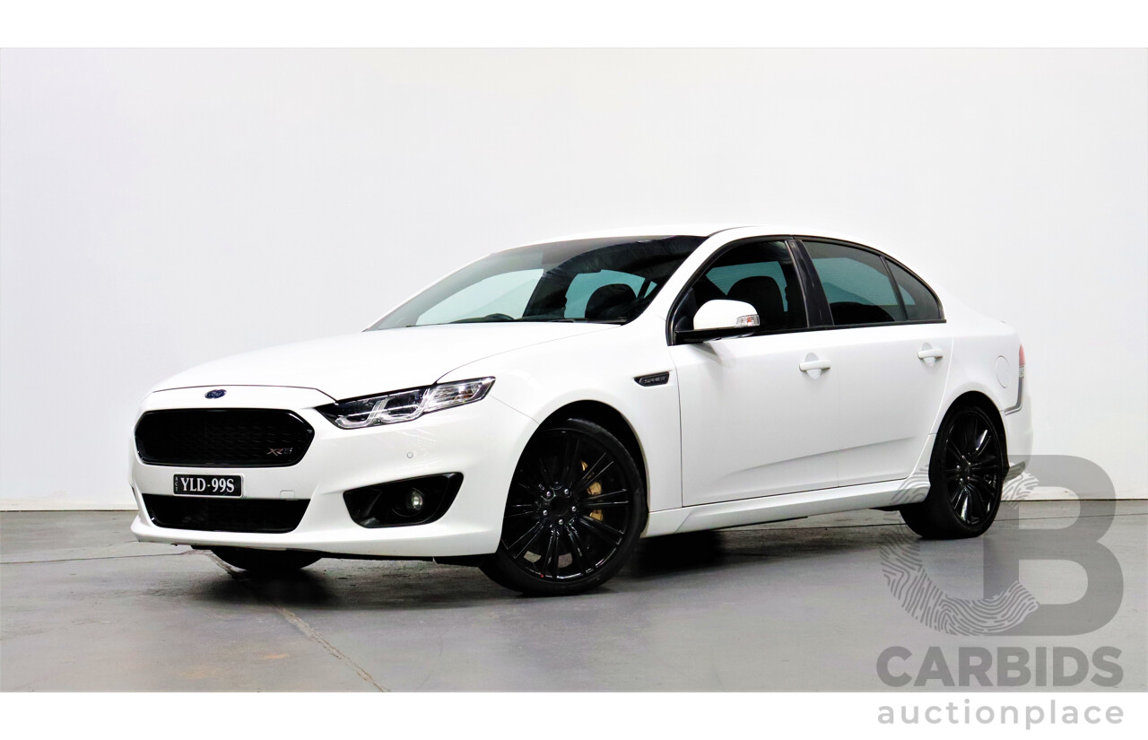 8/2016 Ford Falcon XR6T Sprint FG X 4d Sedan White 4.0L Turbo