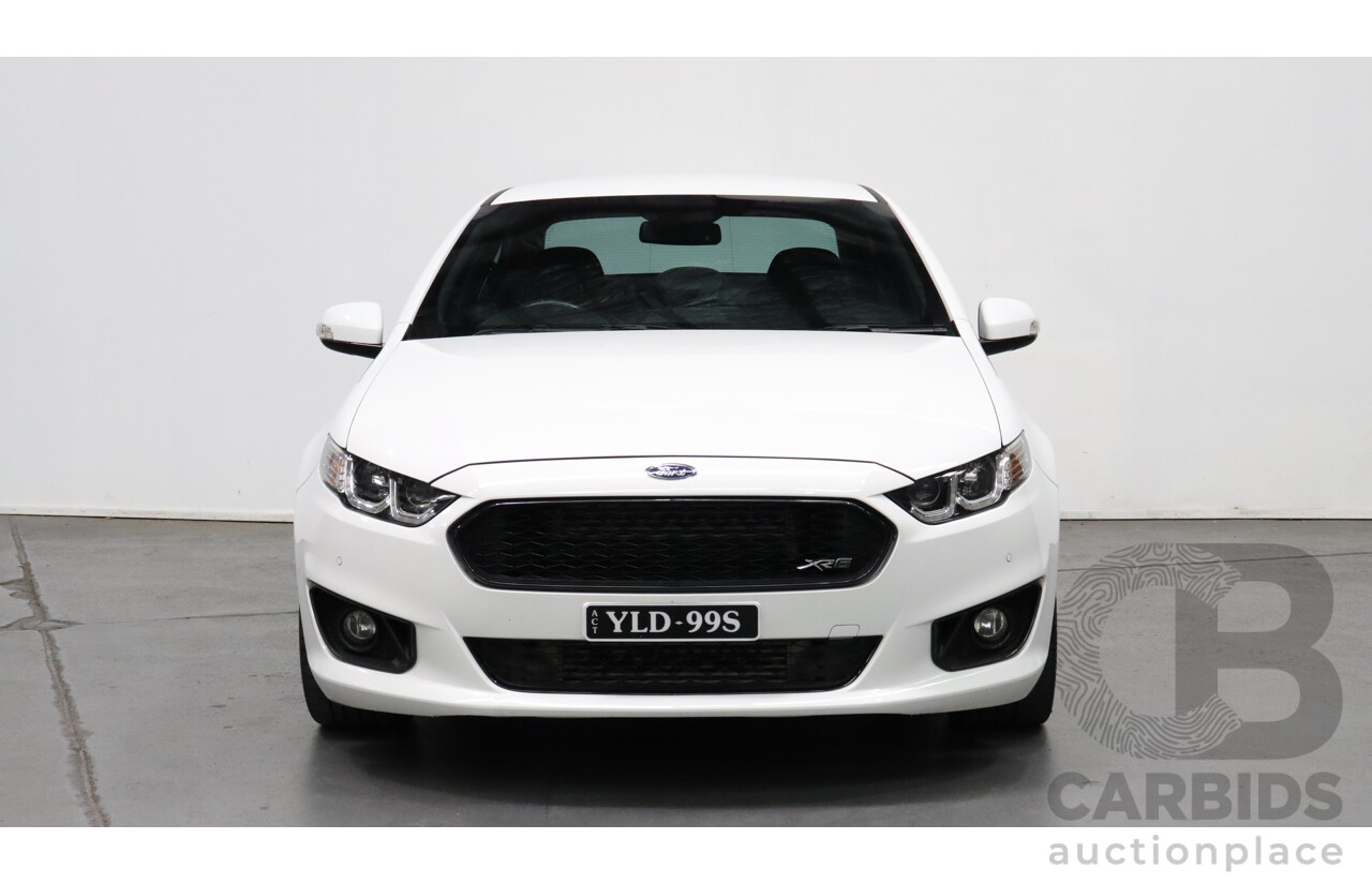 8/2016 Ford Falcon XR6T Sprint FG X 4d Sedan White 4.0L Turbo