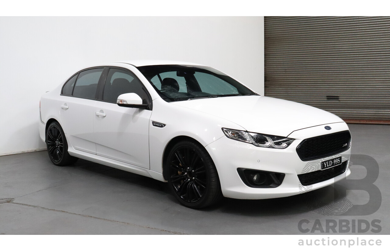 8/2016 Ford Falcon XR6T Sprint FG X 4d Sedan White 4.0L Turbo