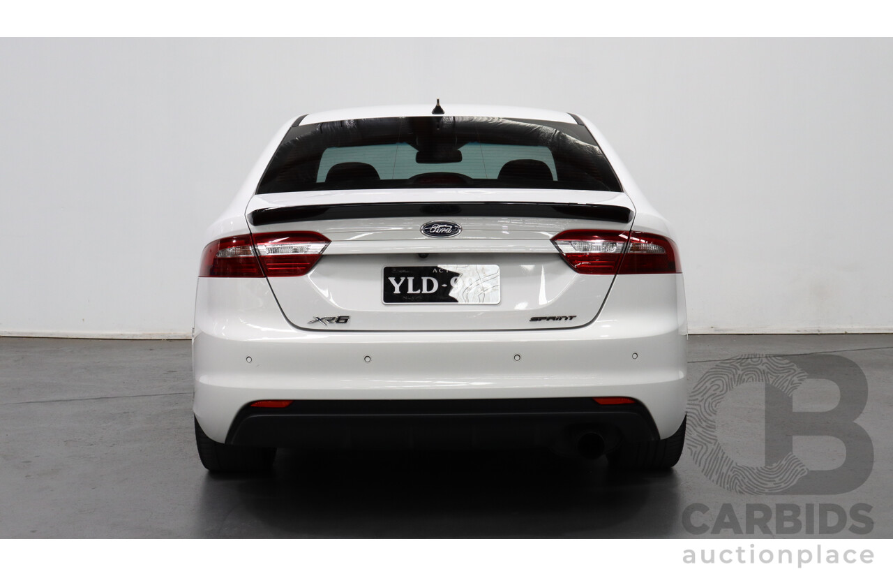 8/2016 Ford Falcon XR6T Sprint FG X 4d Sedan White 4.0L Turbo