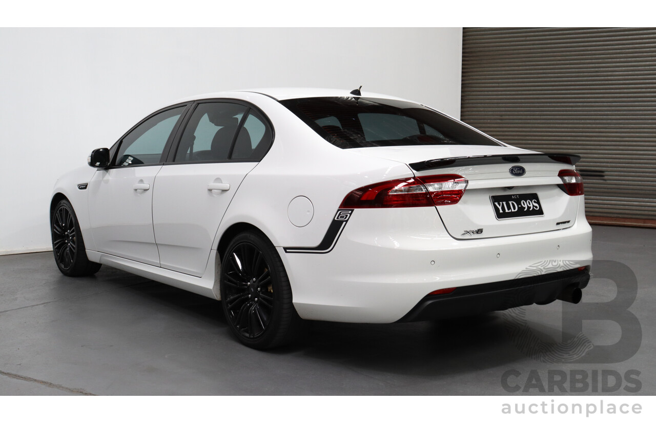 8/2016 Ford Falcon XR6T Sprint FG X 4d Sedan White 4.0L Turbo