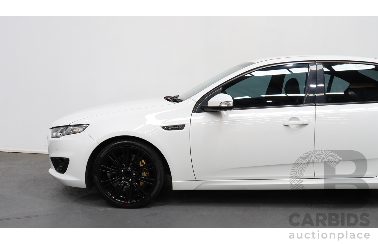 8/2016 Ford Falcon XR6T Sprint FG X 4d Sedan White 4.0L Turbo