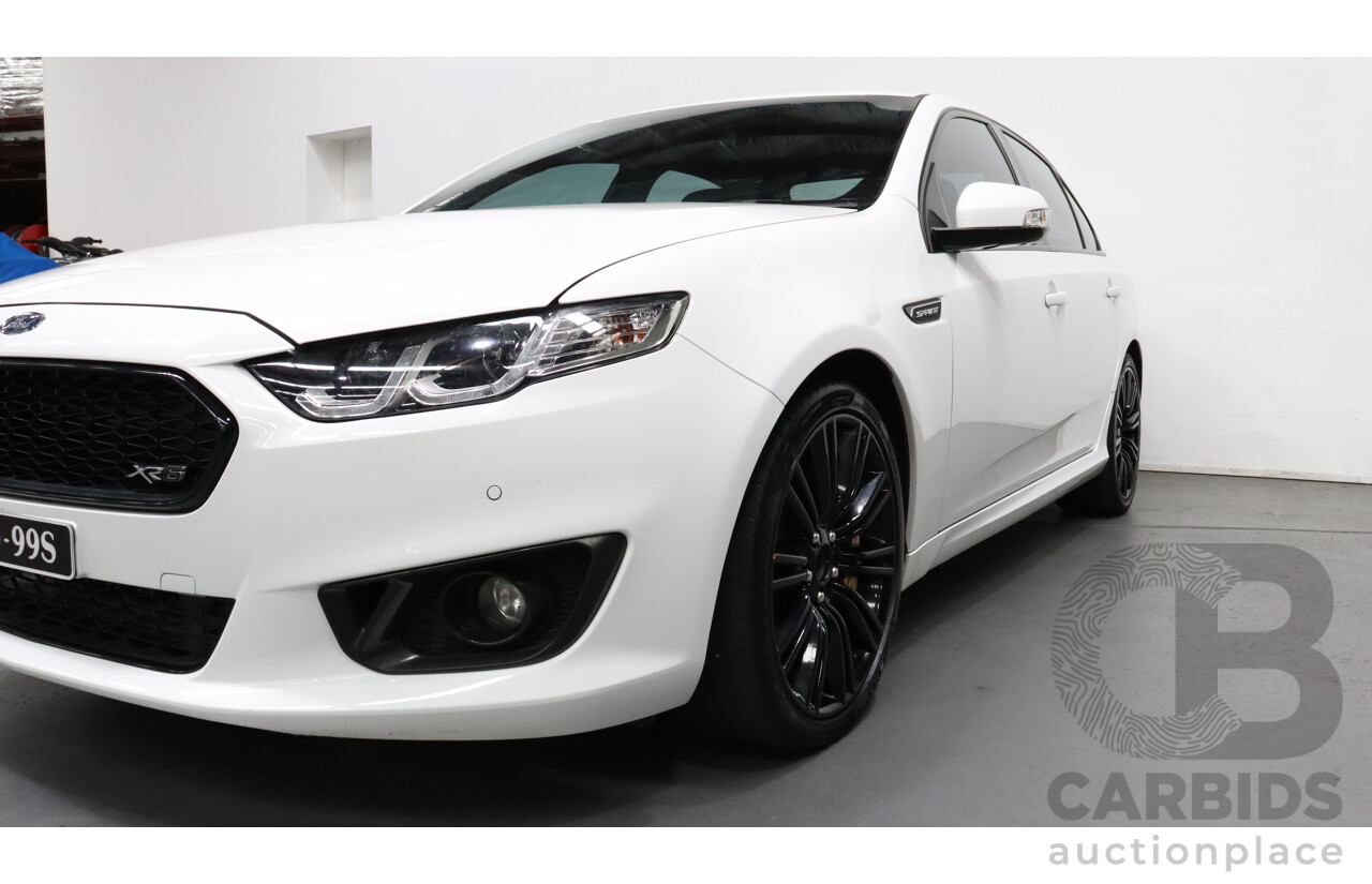 8/2016 Ford Falcon XR6T Sprint FG X 4d Sedan White 4.0L Turbo