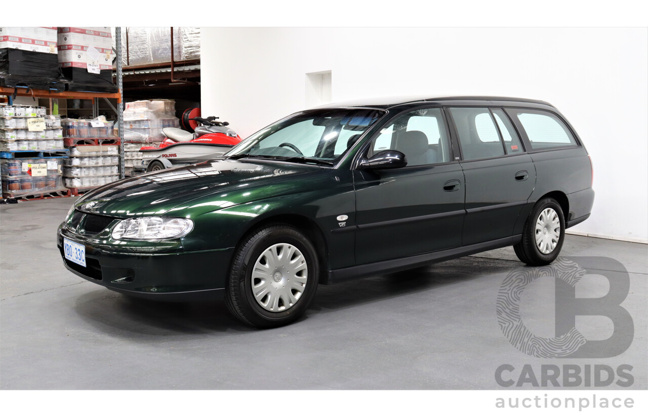 3/2001 Holden Commodore Executive VX 4d Wagon Green 3.8L V6