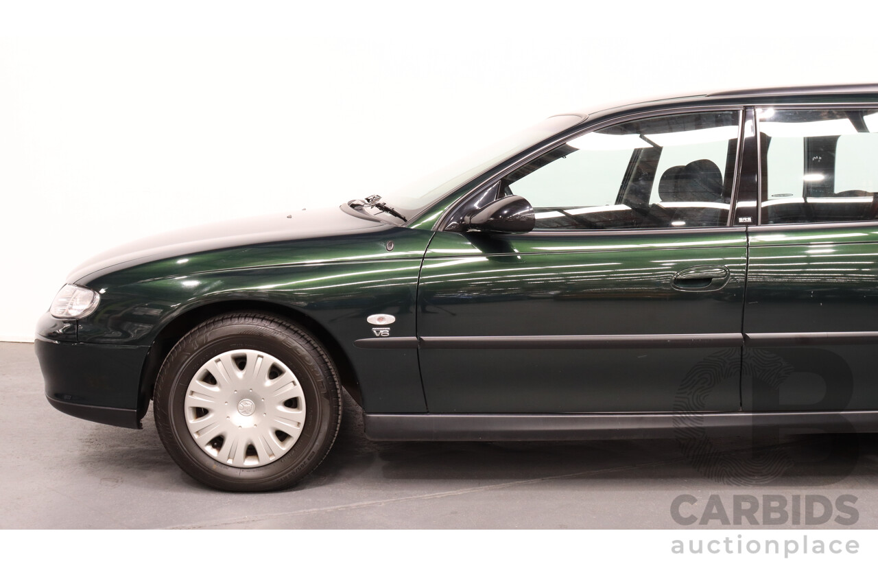 3/2001 Holden Commodore Executive VX 4d Wagon Green 3.8L V6