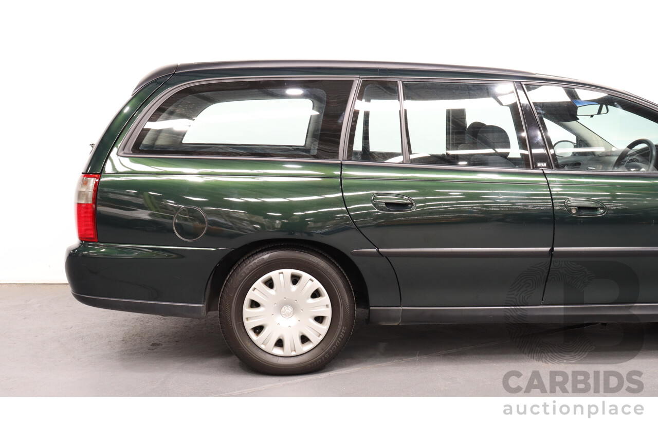 3/2001 Holden Commodore Executive VX 4d Wagon Green 3.8L V6