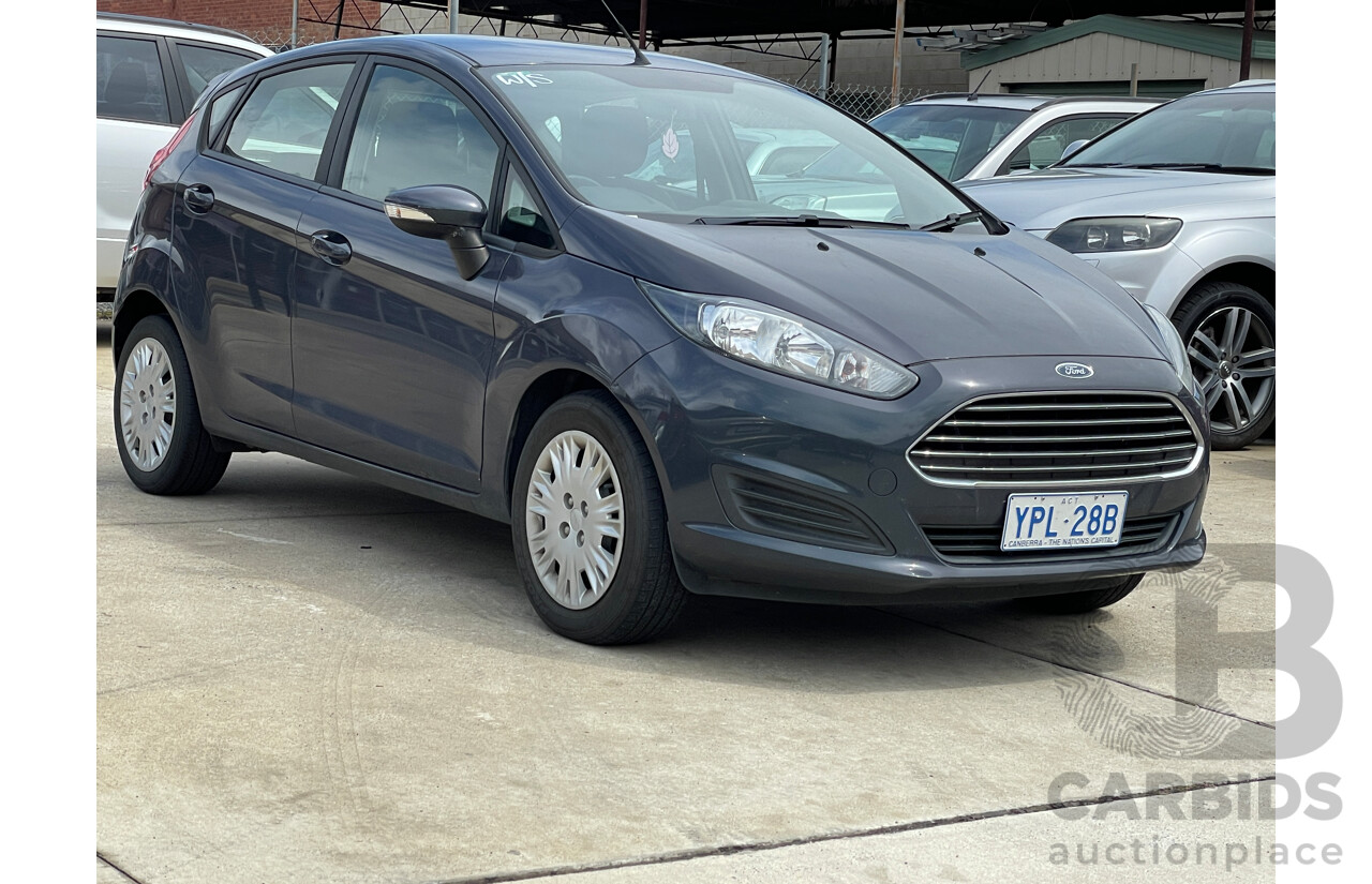 3/2016 Ford Fiesta Ambiente WZ 5d Hatchback Grey 1.5L