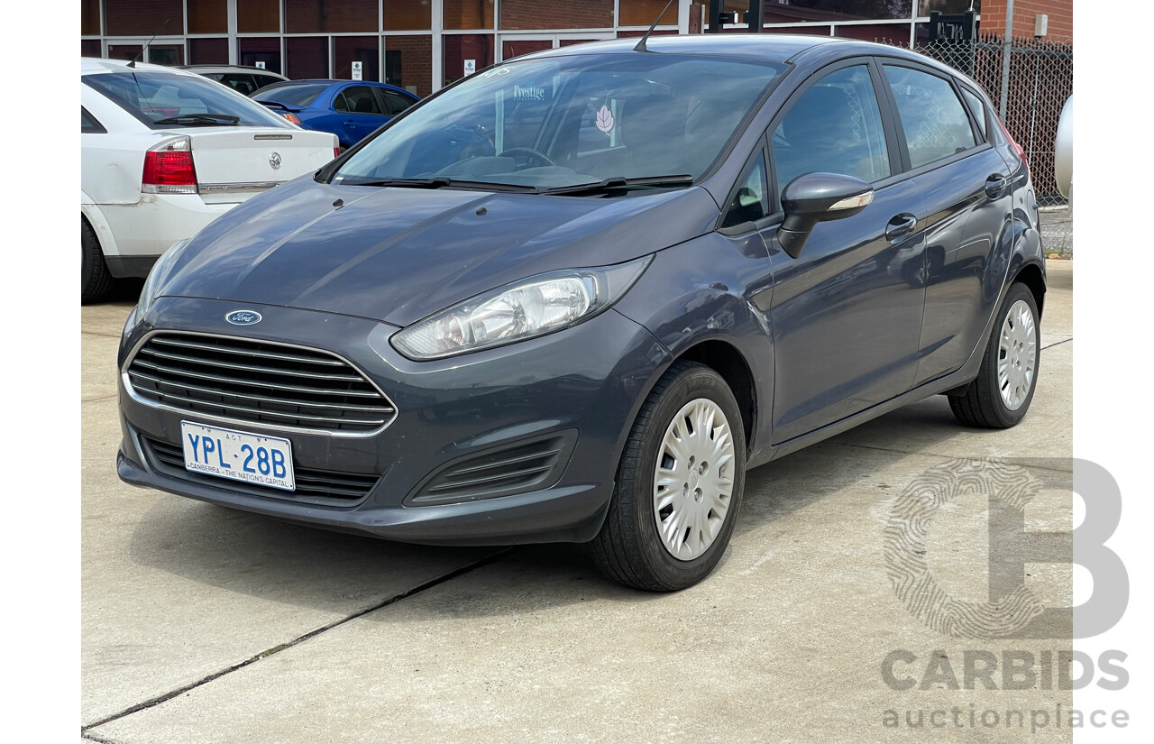 3/2016 Ford Fiesta Ambiente WZ 5d Hatchback Grey 1.5L