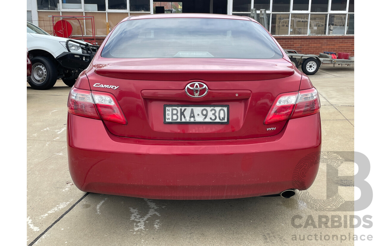 5/2009 Toyota Camry Touring SE ACV40R 07 UPGRADE 4d Sedan Red 2.4L