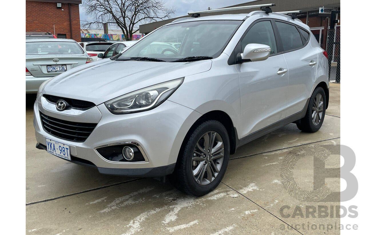 6/2014 Hyundai Ix35 Trophy (fwd) LM SERIES II 4d Wagon Silver 2.0L