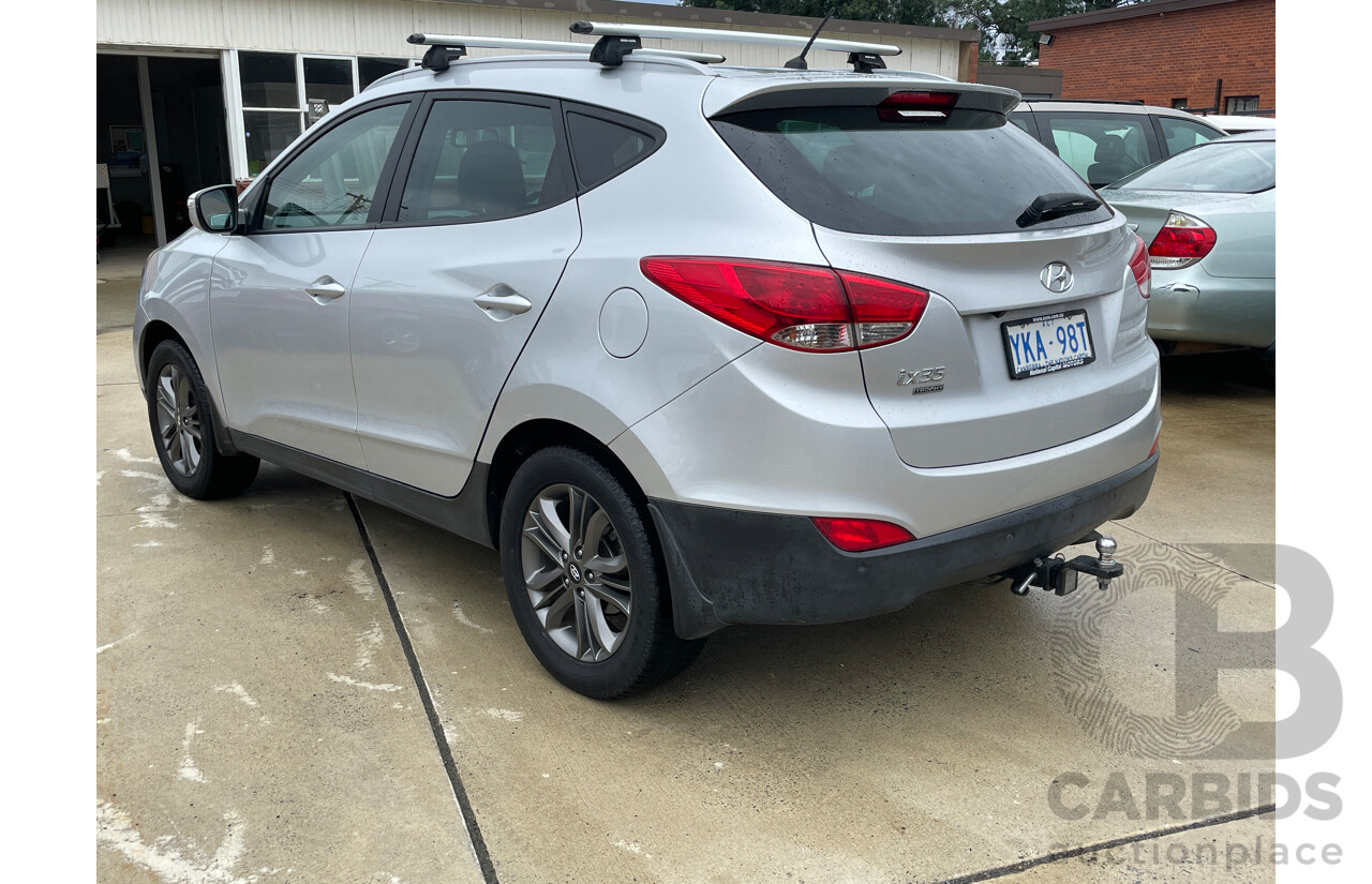 6/2014 Hyundai Ix35 Trophy (fwd) LM SERIES II 4d Wagon Silver 2.0L