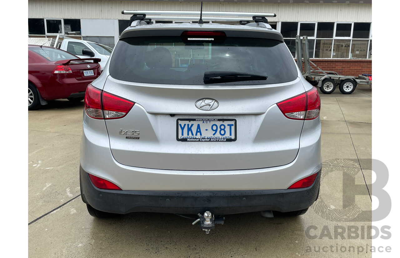 6/2014 Hyundai Ix35 Trophy (fwd) LM SERIES II 4d Wagon Silver 2.0L