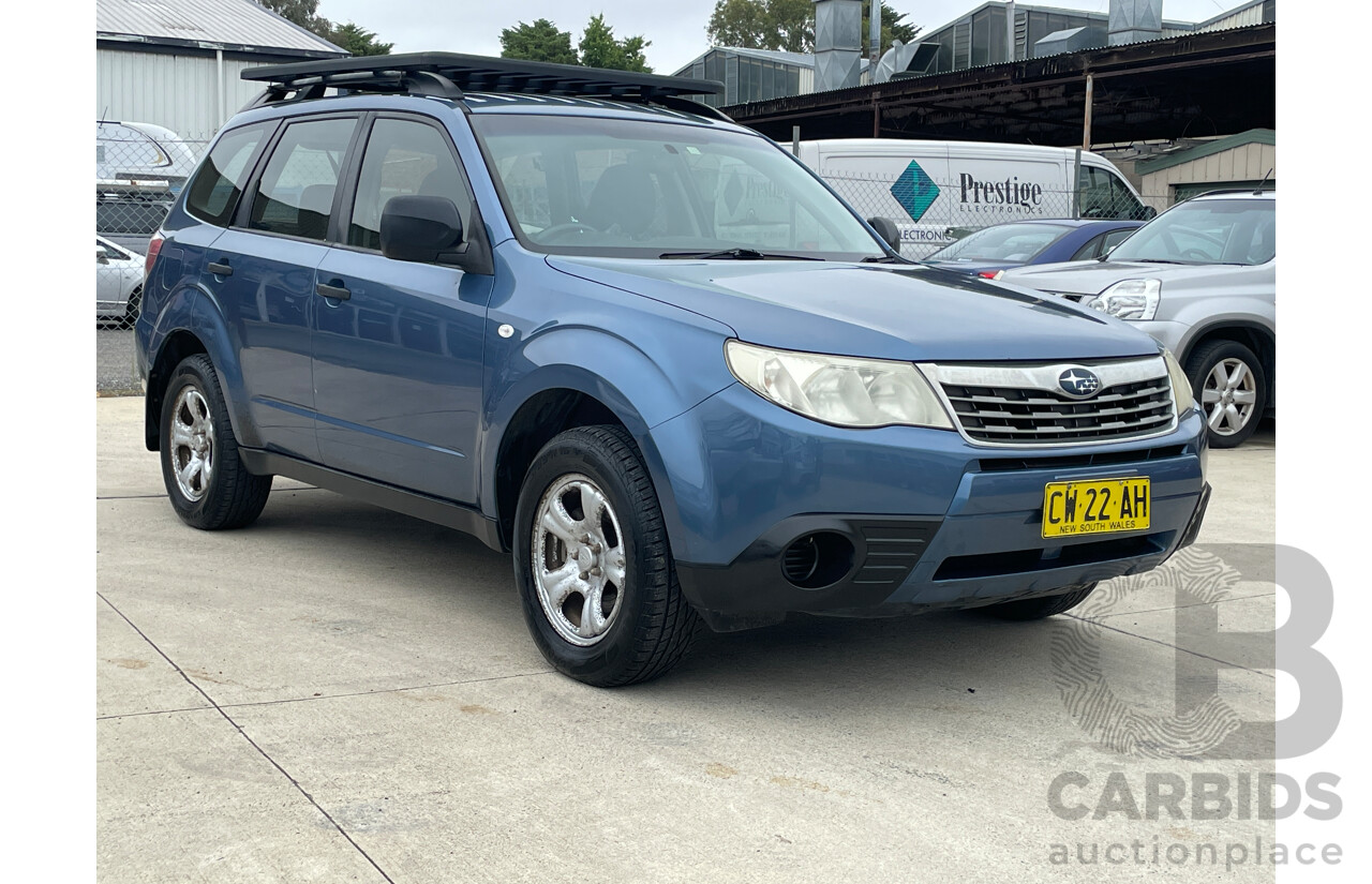 3/2009 Subaru Forester X MY09 4d Wagon Blue 2.5L