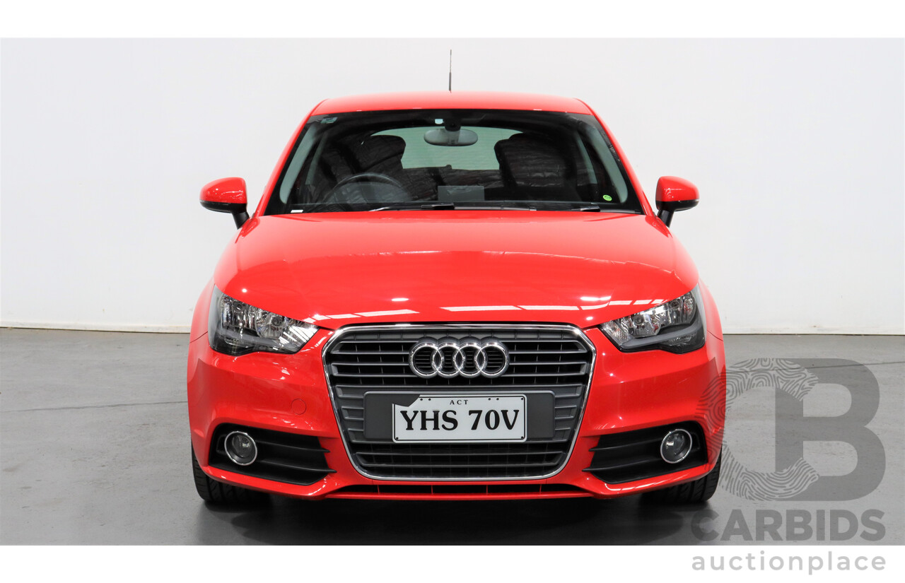 8/2011 Audi A1 1.4 TFSI Ambition 8X 3d Hatchback Red 1.4L Turbo